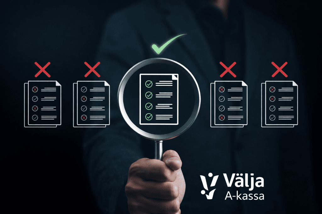 Jämför a-kassor illustration